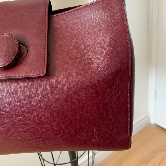 CARTIER Authentic Vintage Leather Crossbody Bag - Picture 4 of 14